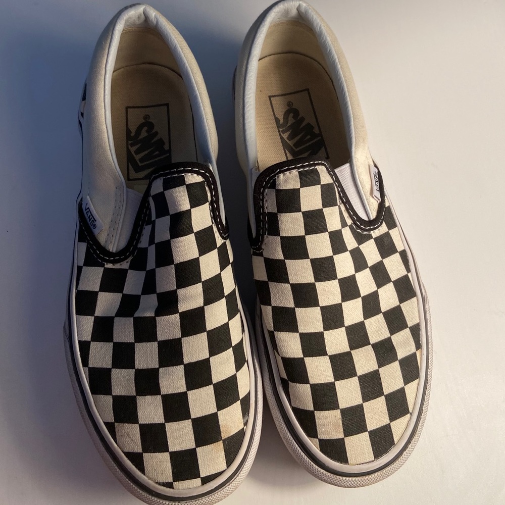 Platform Checkered Vans! 💓